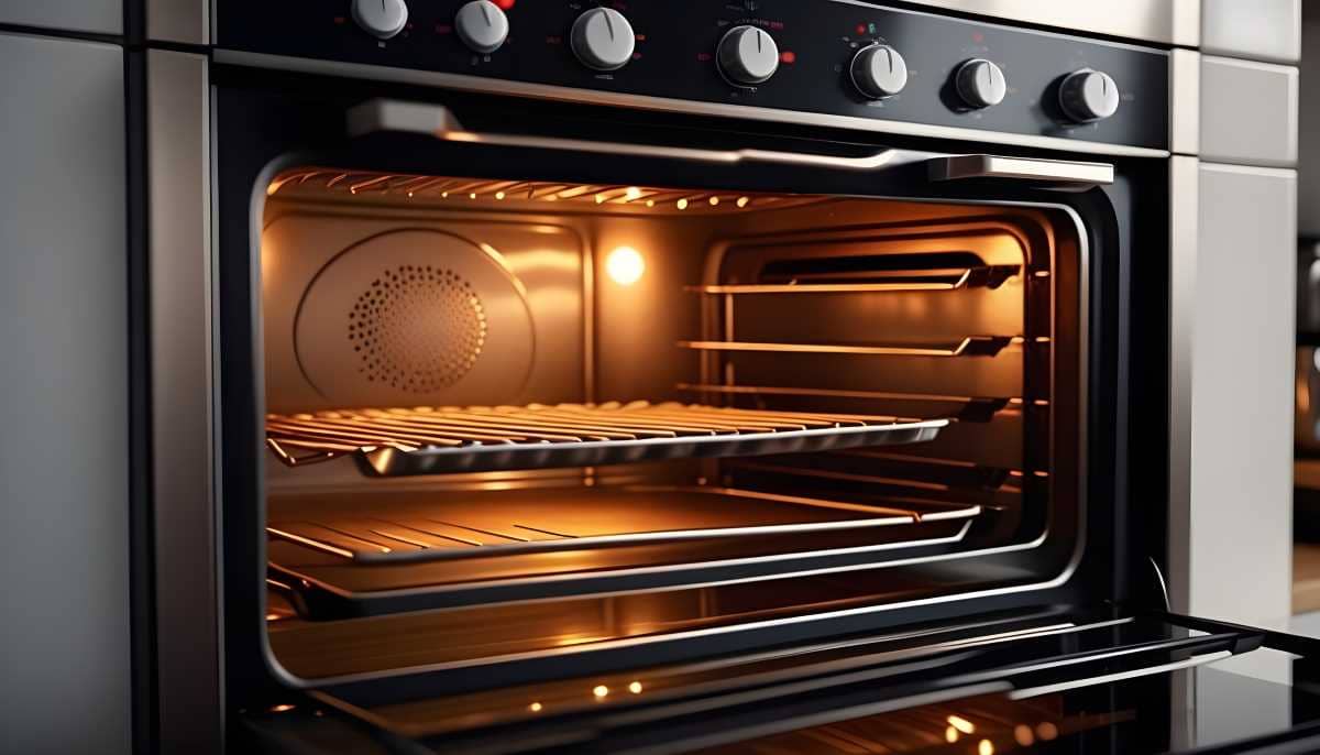 نمایی از یک فر برقی