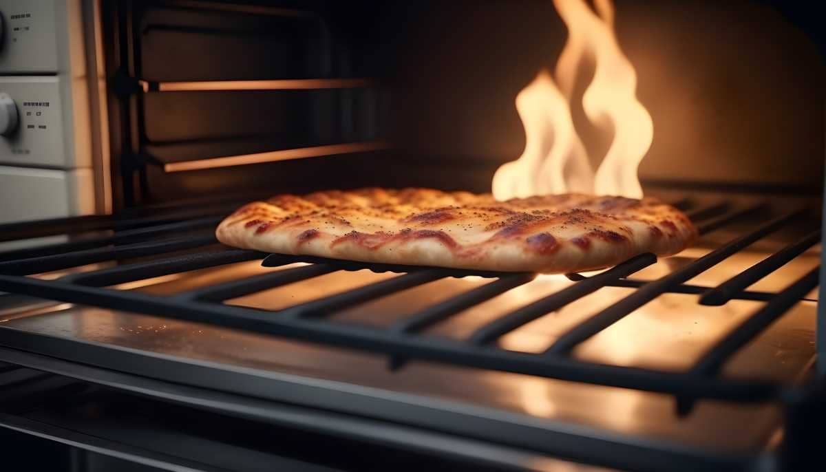 پخت نان با فر گازی