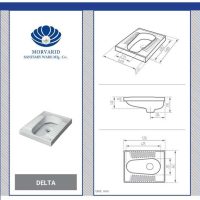 توالت ایرانی مروارید مدل دلتا فنی