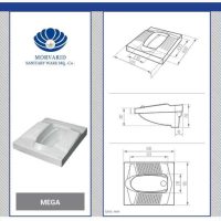 توالت ایرانی مروارید مدل مگا (طبی) فنی