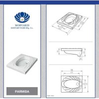 توالت ایرانی تخت مروارید مدل پارمیدا فنی