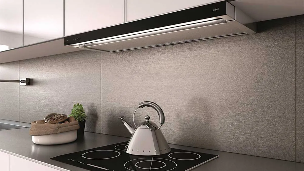 نمایی از یک هود مخفی (توکار)