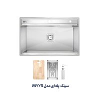 سینک توکار پله دار متا مدل M77S