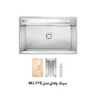 سینک توکار پله دار متا مدل ML77S